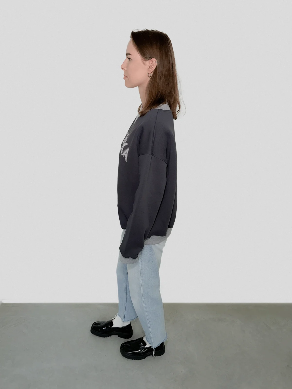 VINTAGE SWEATSHIRT GREY - Image 3