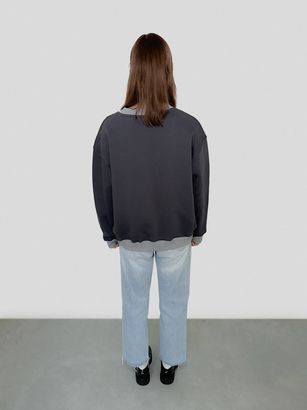 VINTAGE SWEATSHIRT GREY - Image 4