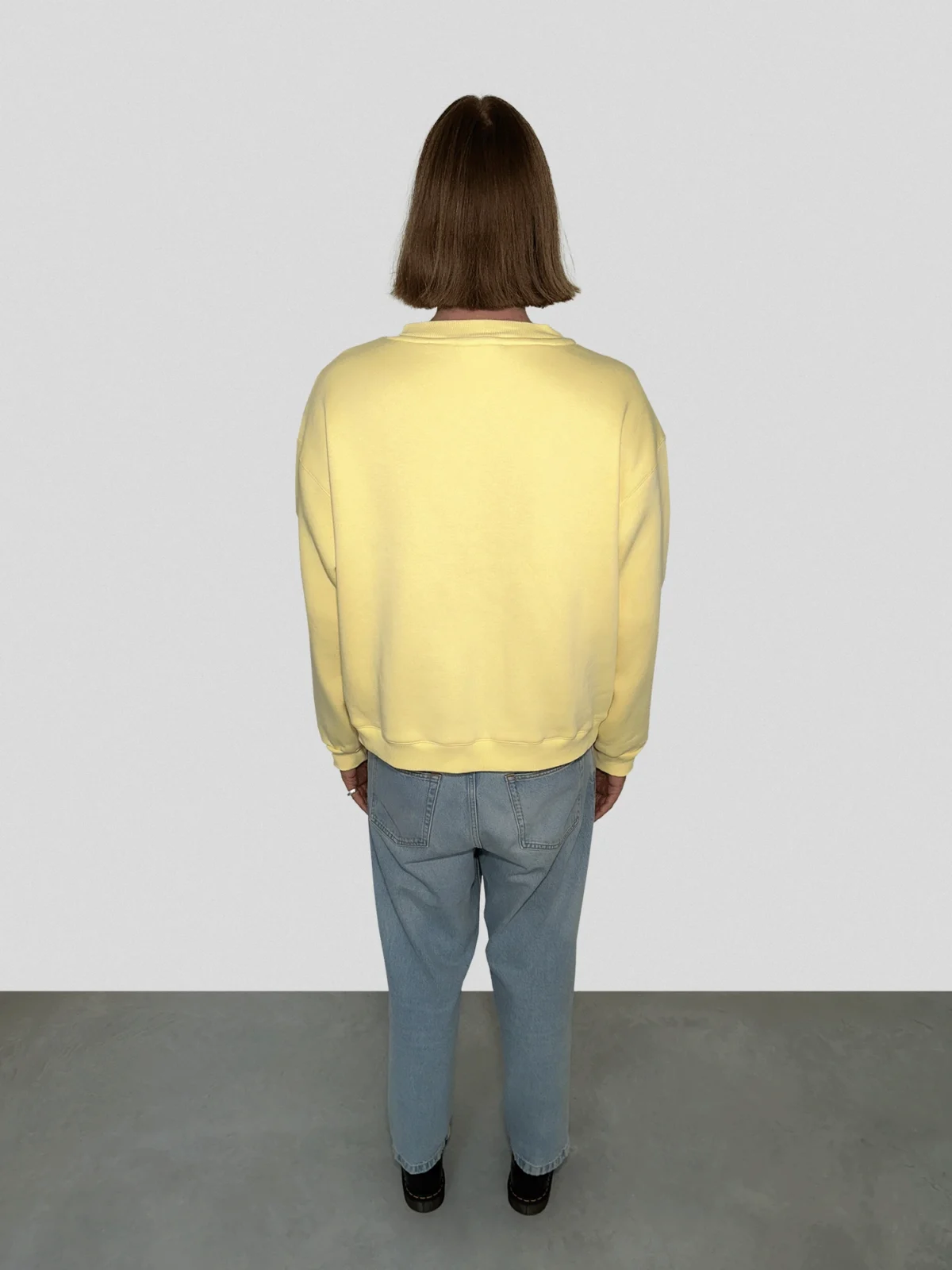 VINTAGE SWEATSHIRT LIGHT YELLOW - Image 4